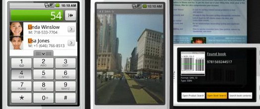 Smart Dialer, Street View e Barcode Scanner - E isso é só uma parte do que o HTC Magic tem a oferecer